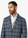 Checked wool blend jacket - Holden