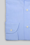 French collar shirt with thread weave - Samuel