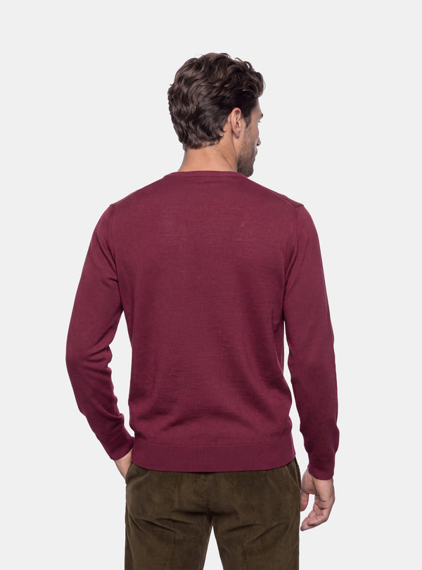 Maglione Uomo Girocollo in Lana Merinos