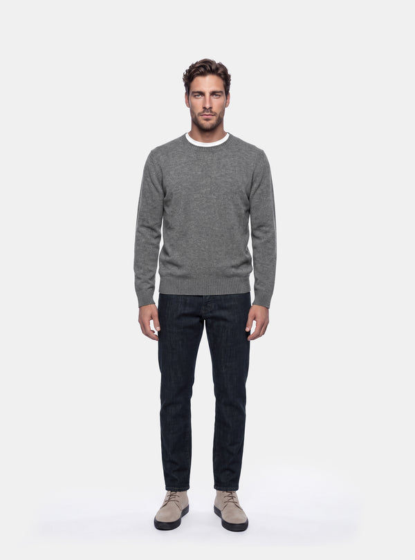 Maglione Uomo Girocollo in Lana Merinos