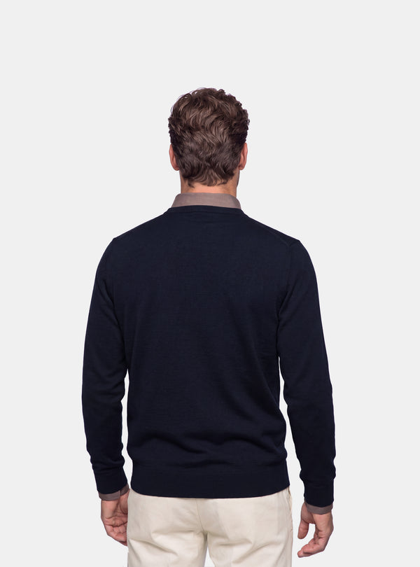 Maglione Uomo Girocollo in Lana Merinos