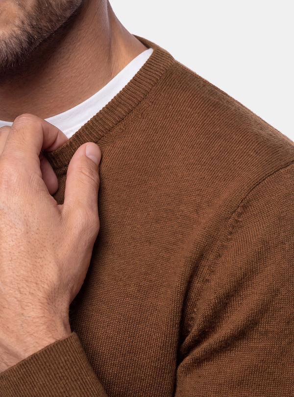 Maglione Uomo Girocollo in Lana Merinos