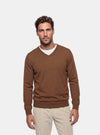 Maglione Uomo Scollo V in Lana Merinos