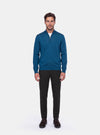Maglione Uomo Mezza Zip in Lana Merinos