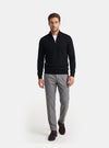 Maglione Uomo Mezza Zip in Lana Merinos