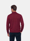 Cardigan Uomo Zip Intera in Lana Merinos