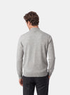 Cardigan Uomo Zip Intera in Lana Merinos