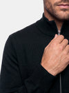 Cardigan Uomo Zip Intera in Lana Merinos