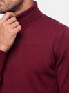 Maglione Uomo Collo Alto in Lana Merinos