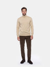 Maglione Uomo Collo Alto in Lana Merinos