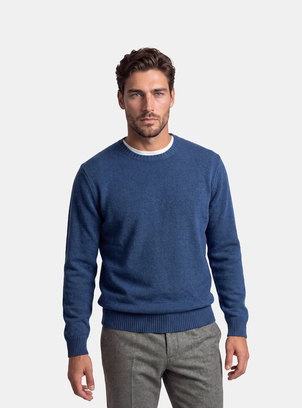 Maglione Uomo Girocollo in Lana e Cashmere