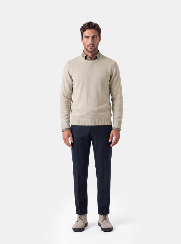 Maglione Uomo Girocollo in Lana e Cashmere