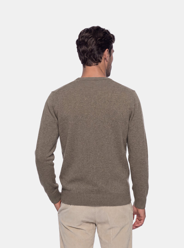 Maglione Uomo Girocollo in Lana e Cashmere