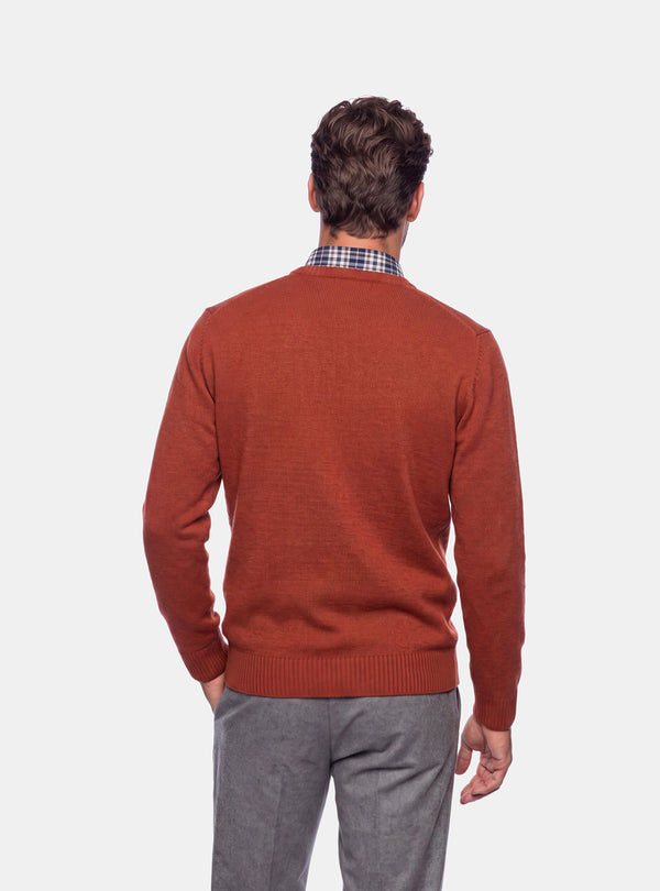 Maglione Uomo Girocollo in Lana e Cashmere