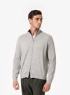 Capriolo – Maglia Uomo Zip Intera in Lana e Cashmere