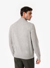 Capriolo – Maglia Uomo Zip Intera in Lana e Cashmere