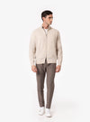Capriolo – Maglia Uomo Zip Intera in Lana e Cashmere