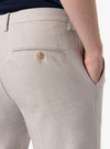 Pantalone in lino con pences - Comfort Elegante