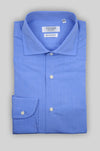 French collar shirt with thread weave - Samuel