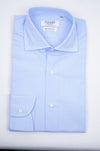 French collar shirt with thread weave - Samuel