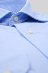 French collar shirt with thread weave - Samuel