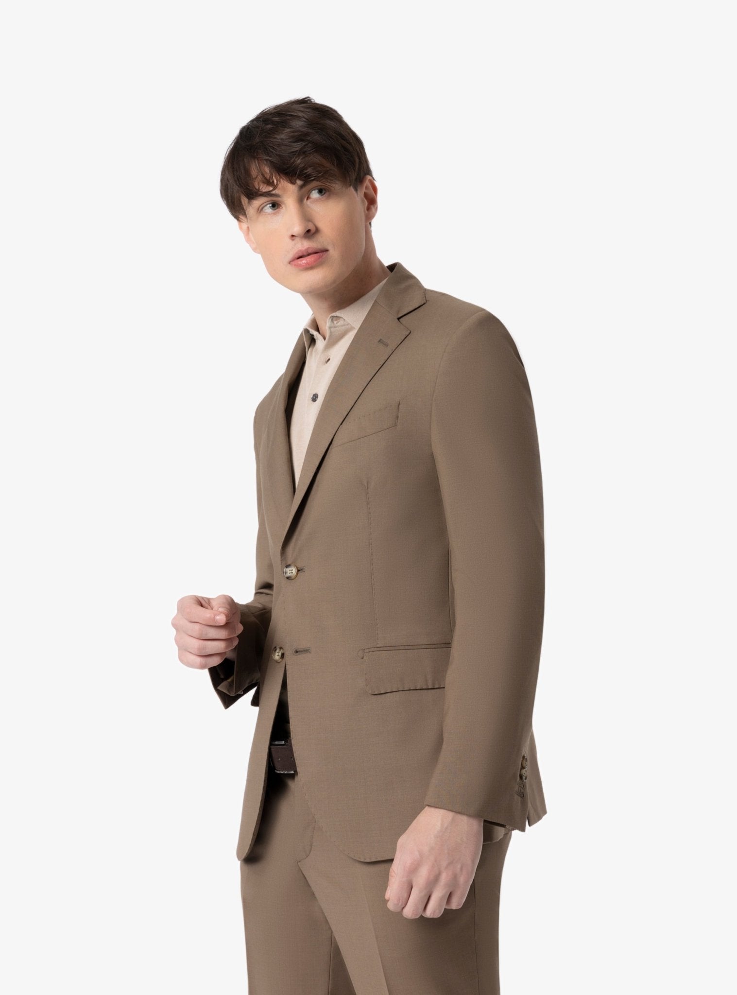 Abito in Tasmania Leggero con Tasche a Pattina Urban Elegance