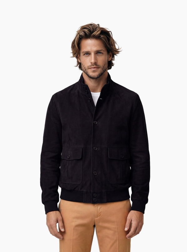 Bomber Uomo Bottoni Camoscio - Fusaro Antonio dal 1893 - Fusaro Antonio