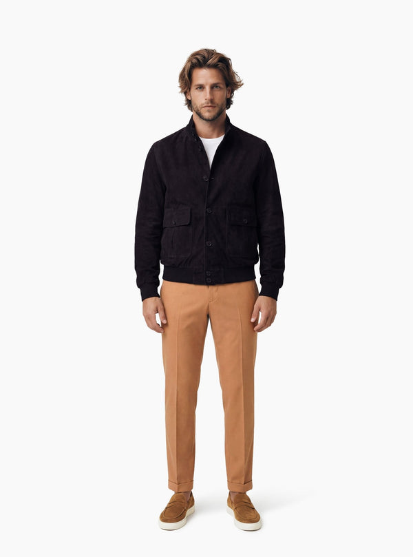 Bomber Uomo Bottoni Camoscio - Fusaro Antonio dal 1893 - Fusaro Antonio