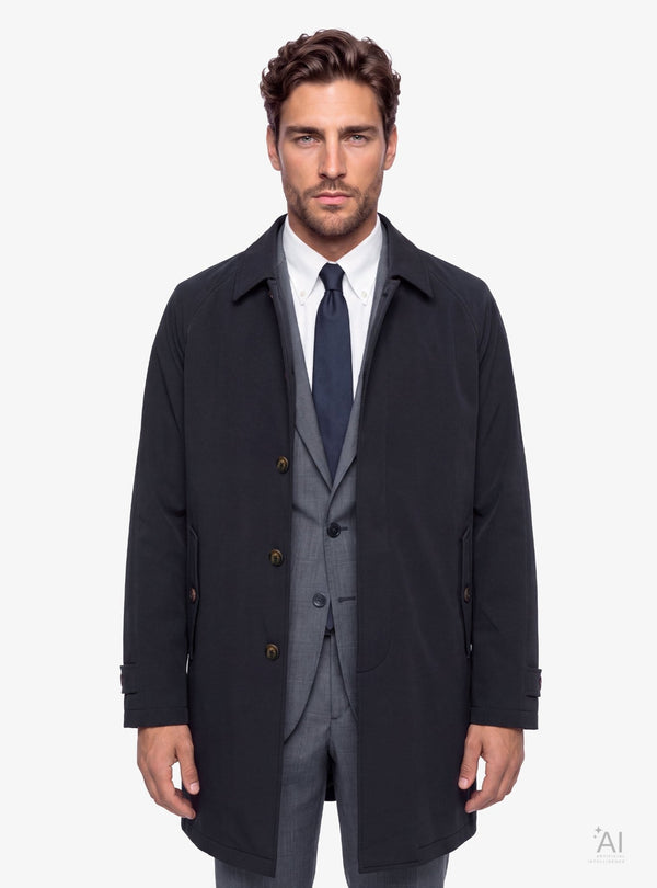 Caban Uomo in Nylon Impermeabile - Fusaro Antonio dal 1893 - Fusaro Antonio