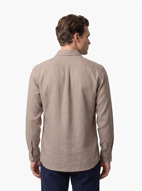 Camicia Uomo Bowling in Lino e Cotone - Fusaro Antonio dal 1893 - Fusaro Antonio