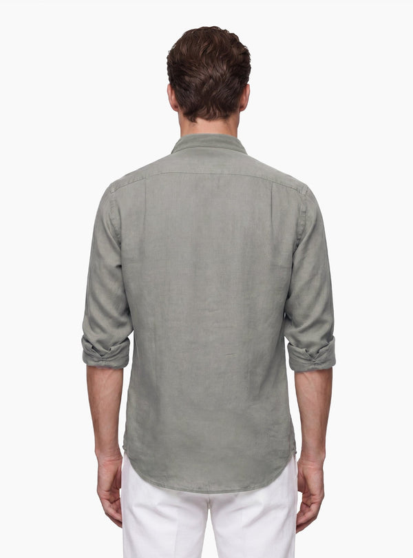 Camicia Uomo Coreana in Lino e Cotone - Fusaro Antonio dal 1893 - Fusaro Antonio