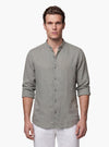 Camicia Uomo Coreana in Lino e Cotone - Fusaro Antonio dal 1893 - Fusaro Antonio