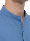 Camicia Uomo Coreana in Lino e Cotone - Fusaro Antonio dal 1893 - Fusaro Antonio