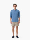 Camicia Uomo Coreana in Lino e Cotone - Fusaro Antonio dal 1893 - Fusaro Antonio