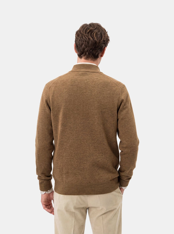 Cardigan Collo Alto Uomo in Lana e Cashmere - Fusaro Antonio dal 1893 - Fusaro Antonio