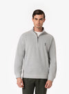 Cilento – Felpa Uomo Mezza Zip in Cotone Interlock - Fusaro Antonio dal 1893 - Fusaro Antonio