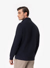 Cilento – Felpa Uomo Mezza Zip in Cotone Interlock - Fusaro Antonio dal 1893 - Fusaro Antonio
