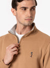 Cilento – Felpa Uomo Mezza Zip in Cotone Interlock - Fusaro Antonio dal 1893 - Fusaro Antonio