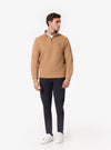 Cilento – Felpa Uomo Mezza Zip in Cotone Interlock - Fusaro Antonio dal 1893 - Fusaro Antonio