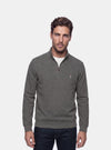 Felpa Uomo Mezza Zip in Cotone - Fusaro Antonio dal 1893 - Fusaro Antonio