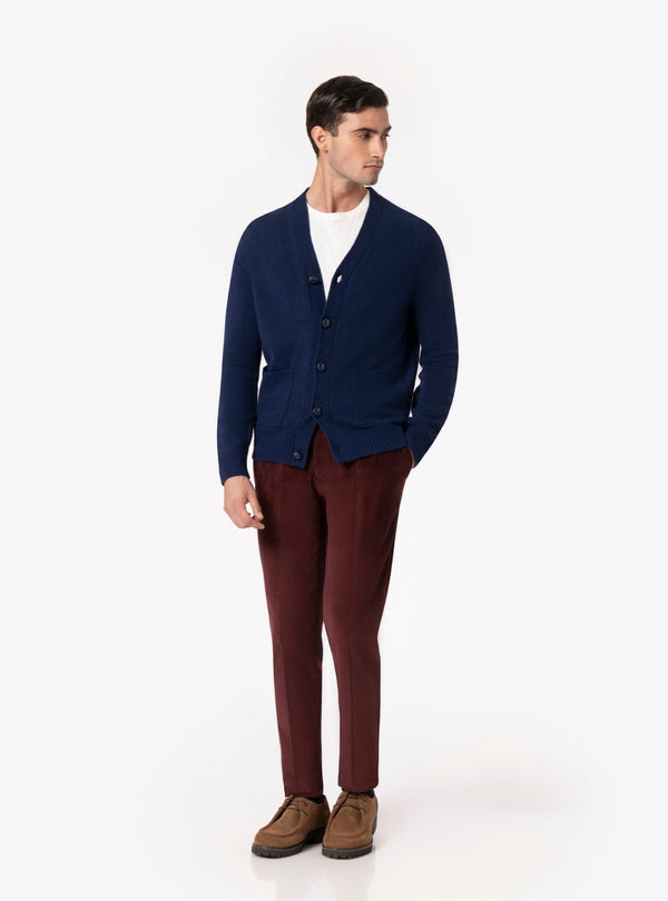 Forio – Cardigan Uomo in Misto Lana con Bottoni - Fusaro Antonio dal 1893 - Fusaro Antonio