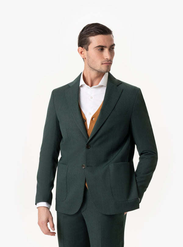 Giacca Ischia in Lana – Monopetto Uomo Sartoriale con Tasche a Toppa - Fusaro Antonio dal 1893 - Fusaro Antonio