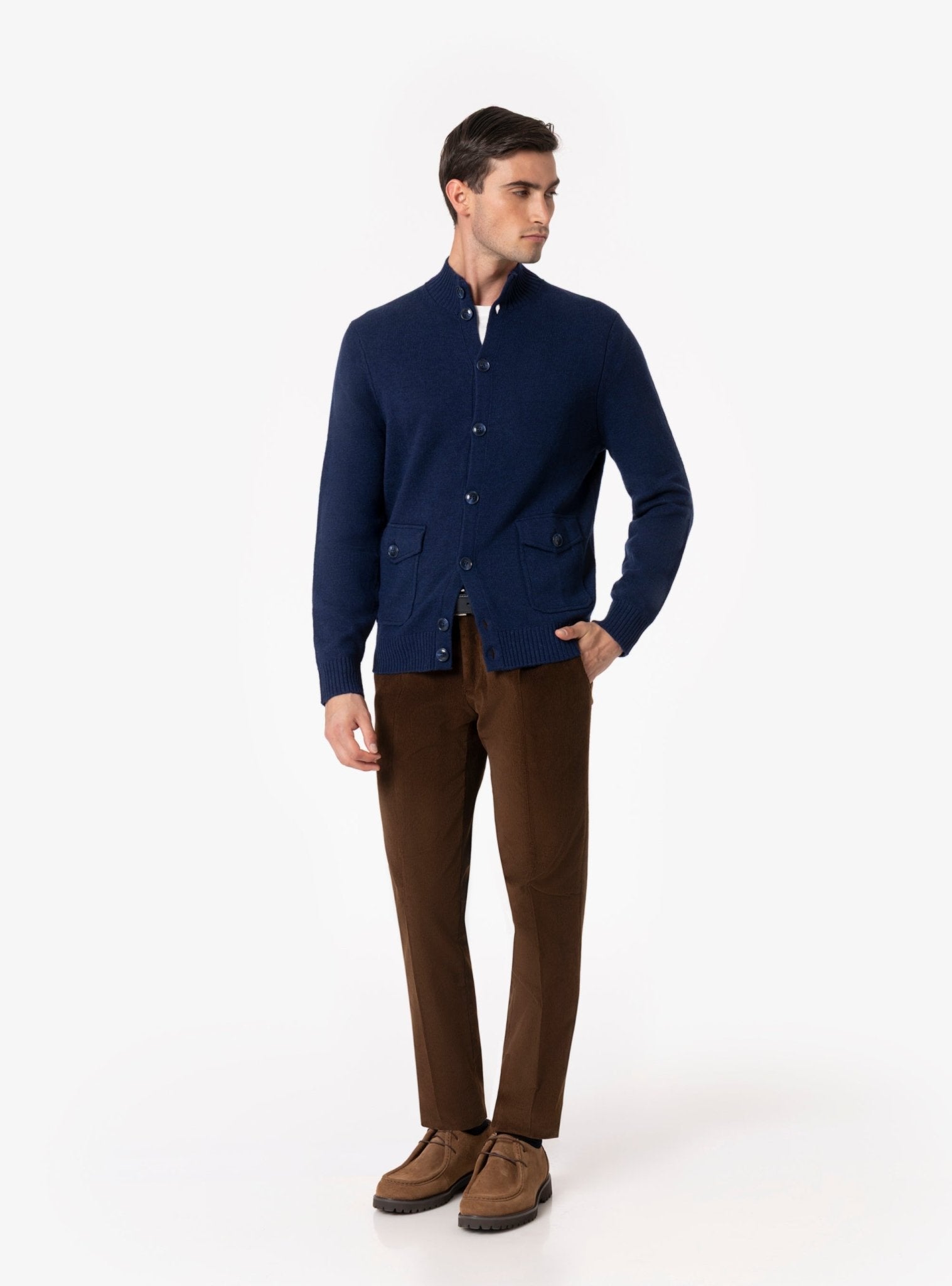 Giacca cardigan casual in maglia da uomo - vestibilità comoda e stile Giacca cardigan casual in maglia da uomo - vestibilità comoda e stile