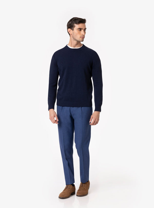 Laurino – Maglia Uomo Girocollo in Lana e Cashmere - Fusaro Antonio dal 1893 - Fusaro Antonio