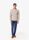 Luserna – Cardigan Uomo con Zip in Misto Lana - Fusaro Antonio dal 1893 - Fusaro Antonio