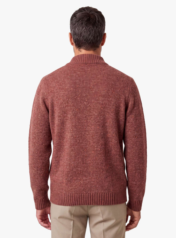 Maglia collo sciallato Neps con effetto mélange visivo - Fusaro Antonio dal 1893 - Fusaro Antonio