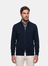 Maglia Full-Zip Uomo in Cotone Misto Cashmere - Fusaro Antonio dal 1893 - Fusaro Antonio