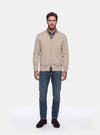 Maglia Full-Zip Uomo in Cotone Misto Cashmere - Fusaro Antonio dal 1893 - Fusaro Antonio