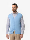 Maglia Gilet Uomo Blu, Celeste ed Ecru - Fusaro Antonio dal 1893 - Fusaro Antonio