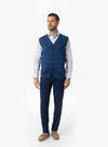 Maglia Gilet Uomo Blu, Celeste ed Ecru - Fusaro Antonio dal 1893 - Fusaro Antonio